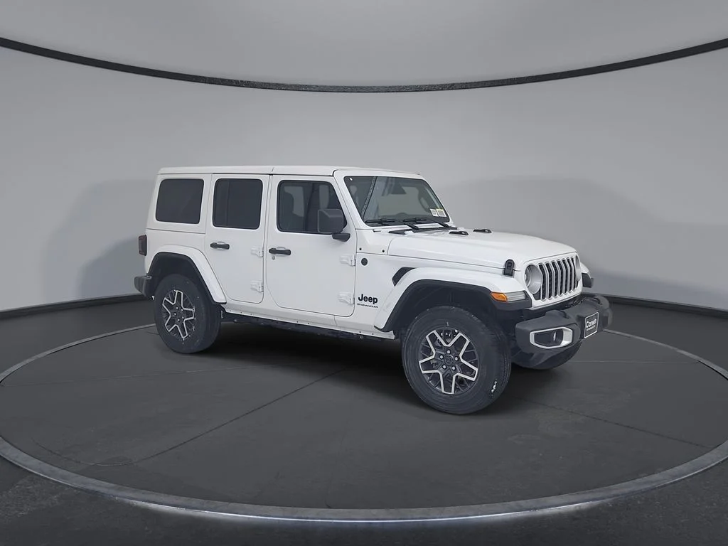 New 2026 Bright White Clear-Coat Exterior Paint Jeep Sahara image 17