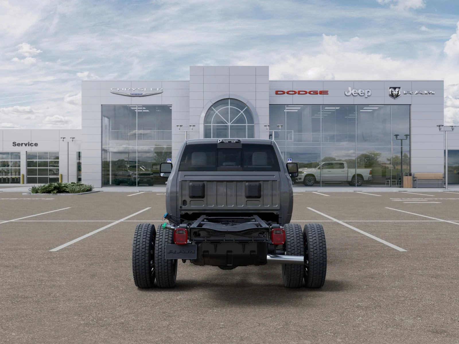 New 2026 Ceramic Gray Clear-Coat Exterior Paint RAM Laramie image 79