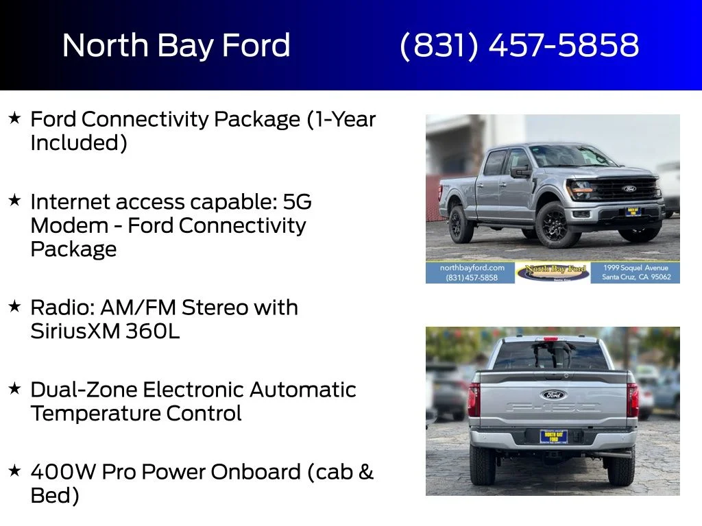 New 2026 Iconic Silver Metallic Ford XLT image 24