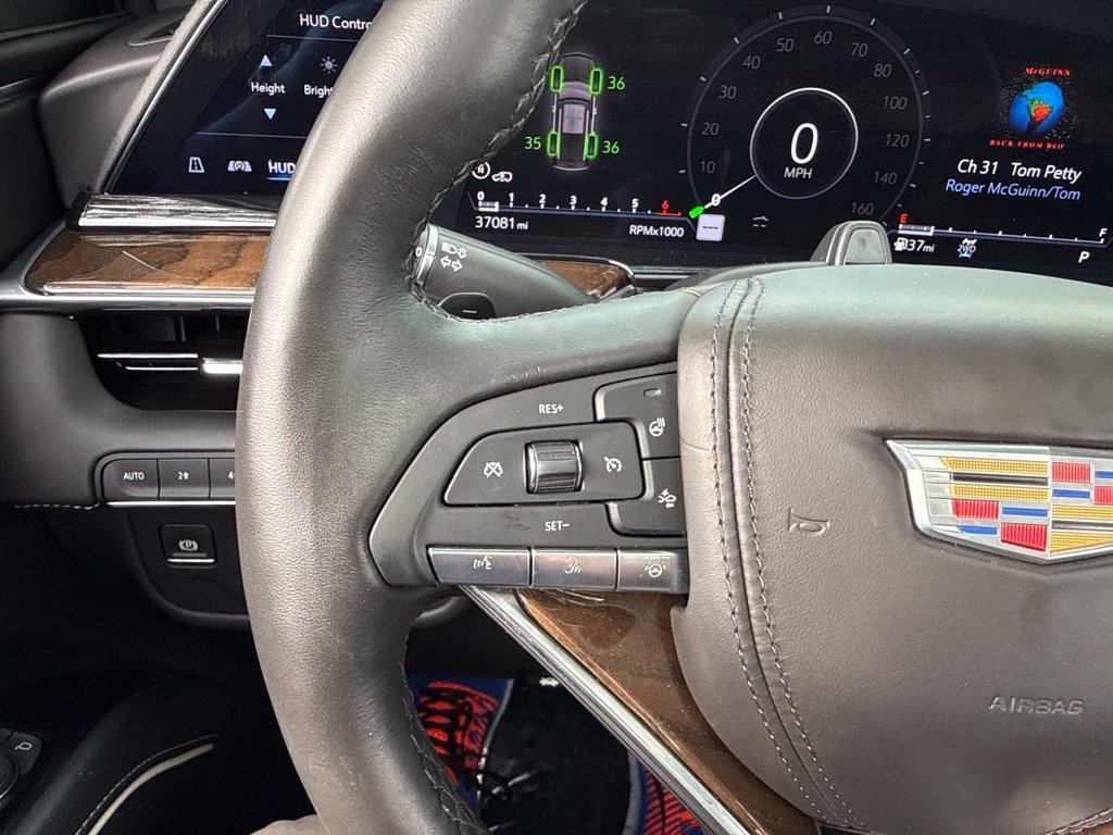Used 2024 Galactic Gray Metallic Cadillac Sport Platinum image 40