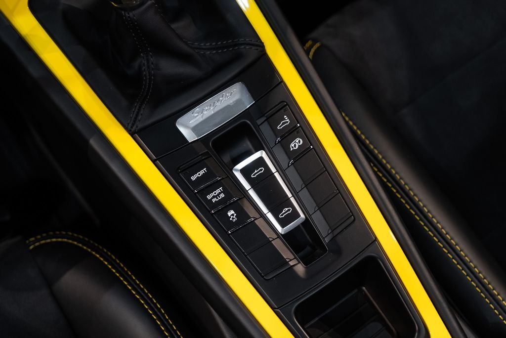 Used 2016 Racing Yellow Porsche Spyder image 27
