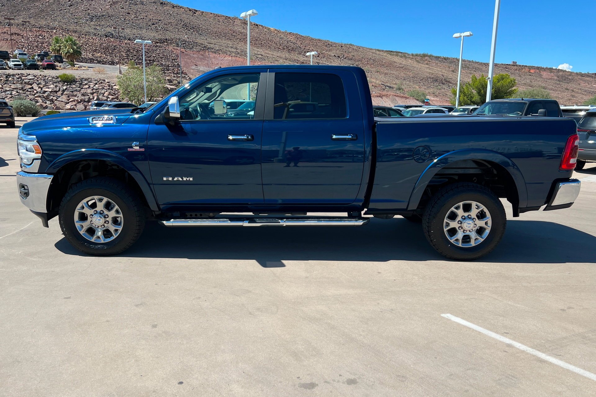 Certified Used 2021 Patriot Blue Pearlcoat Ram Laramie image 2