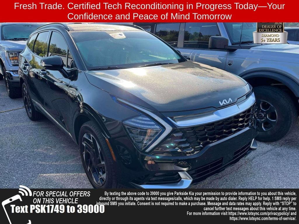Used 2023 Black Kia SX-Prestige image 1