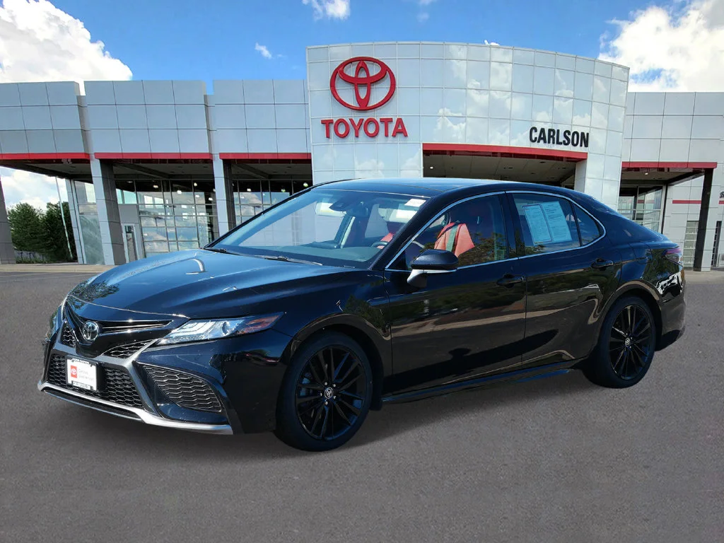 Used 2022 Black Toyota XSE image 2