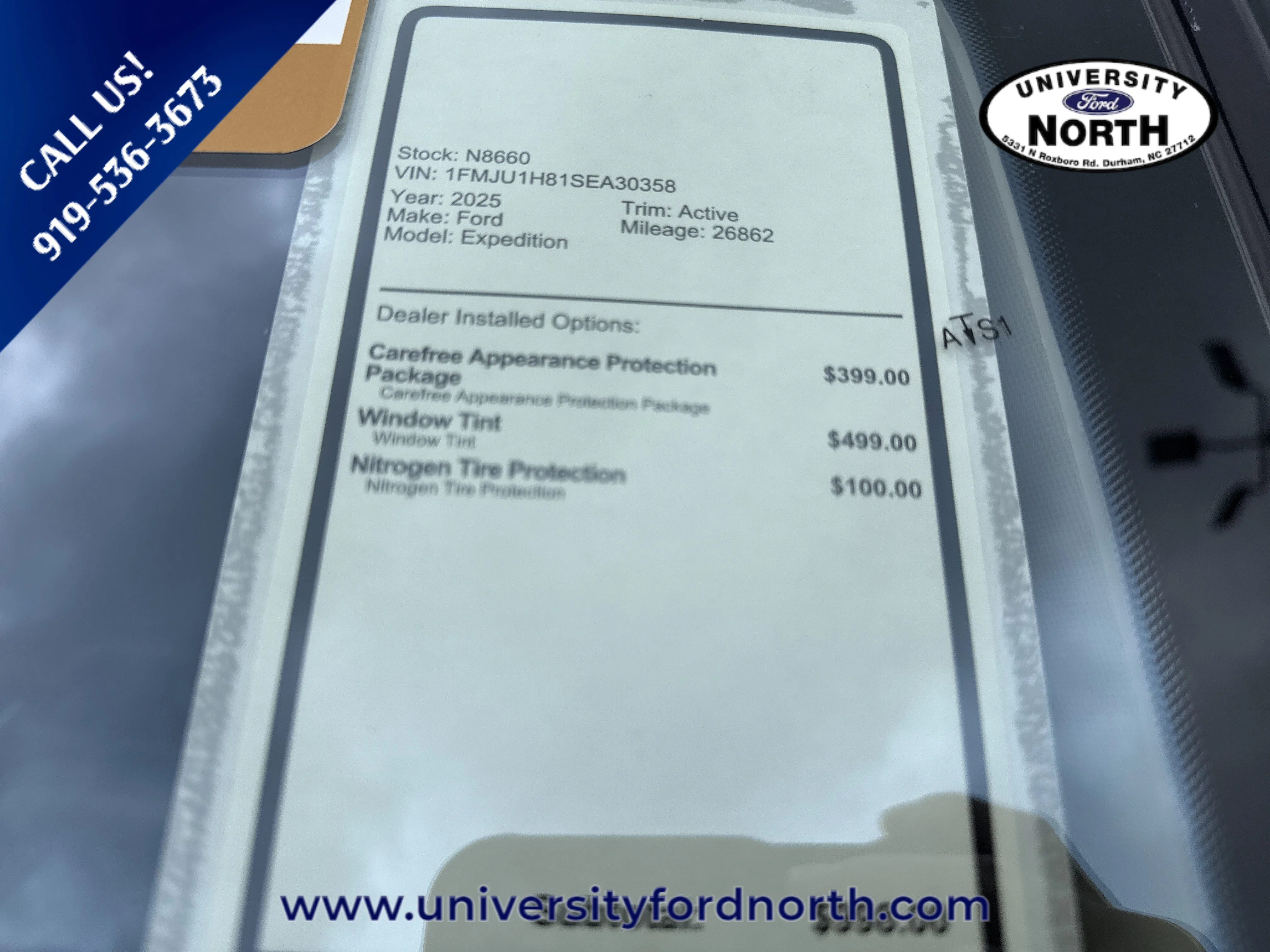 Used 2025 Agate Black Metallic Ford Active image 48