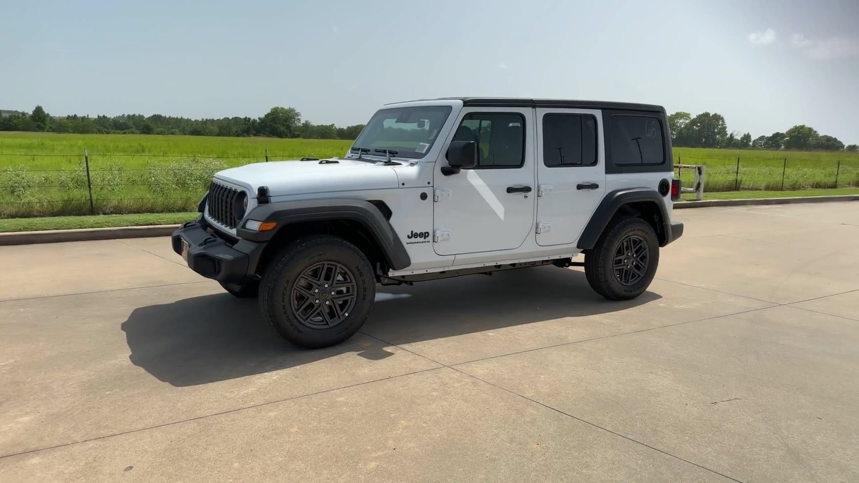 New 2024 Bright White Clearcoat Jeep Sport S image 4