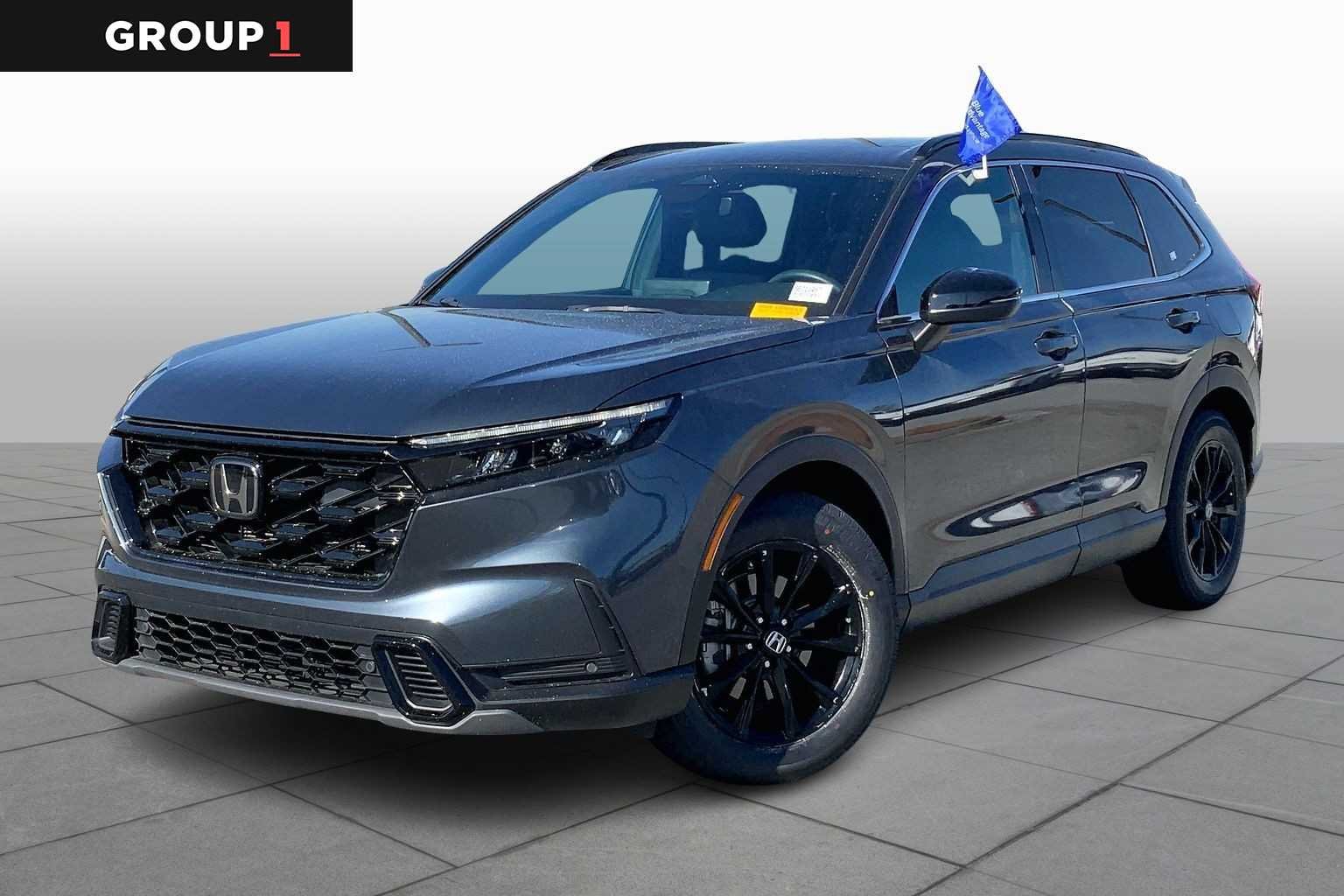 Meteorite Gray Metallic 2025 Honda CR-V Hybrid Sport-L FWD SUV / Crossover Front-Wheel Drive