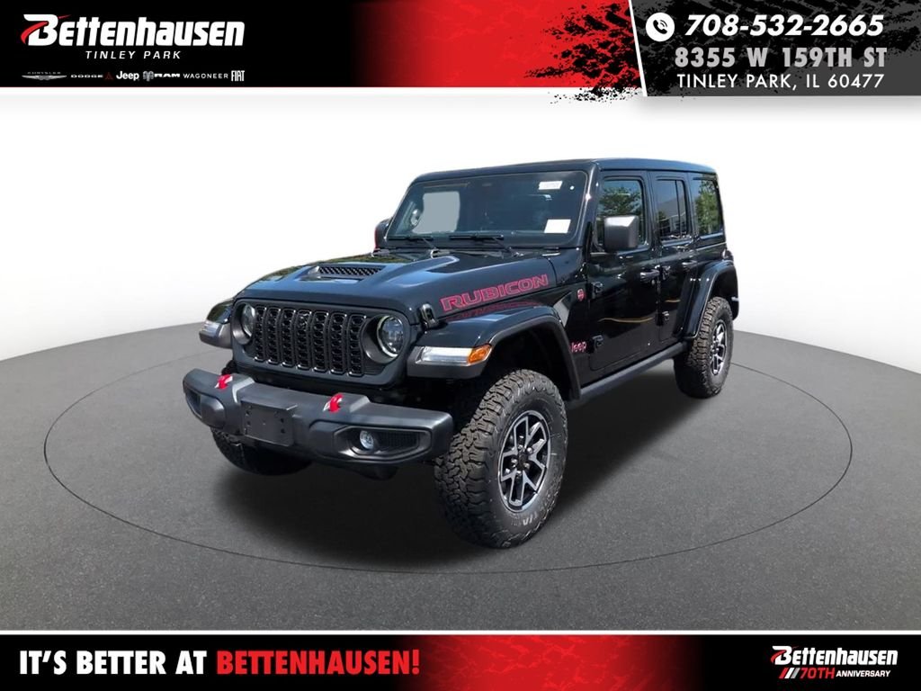 New 2026 Black Clearcoat Jeep Rubicon image 1