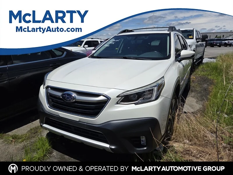 Used 2021 Crystal White Pearl SUBARU LIMITED image 1