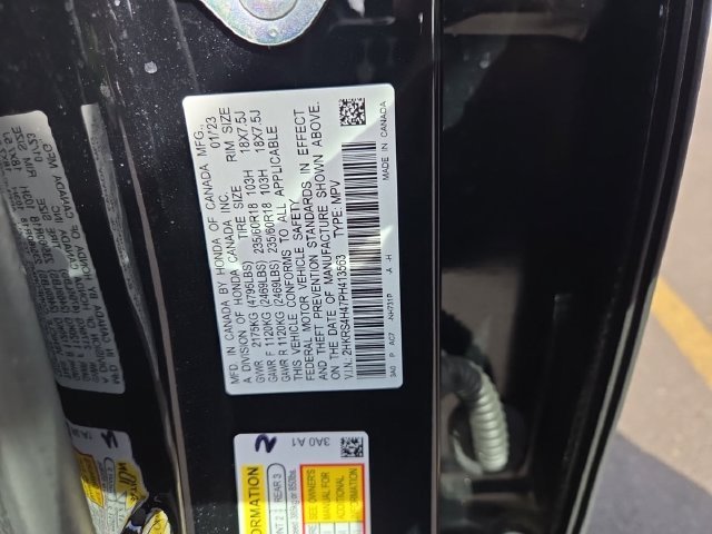 Used 2023 Crystal Black Pearl Honda EX image 13