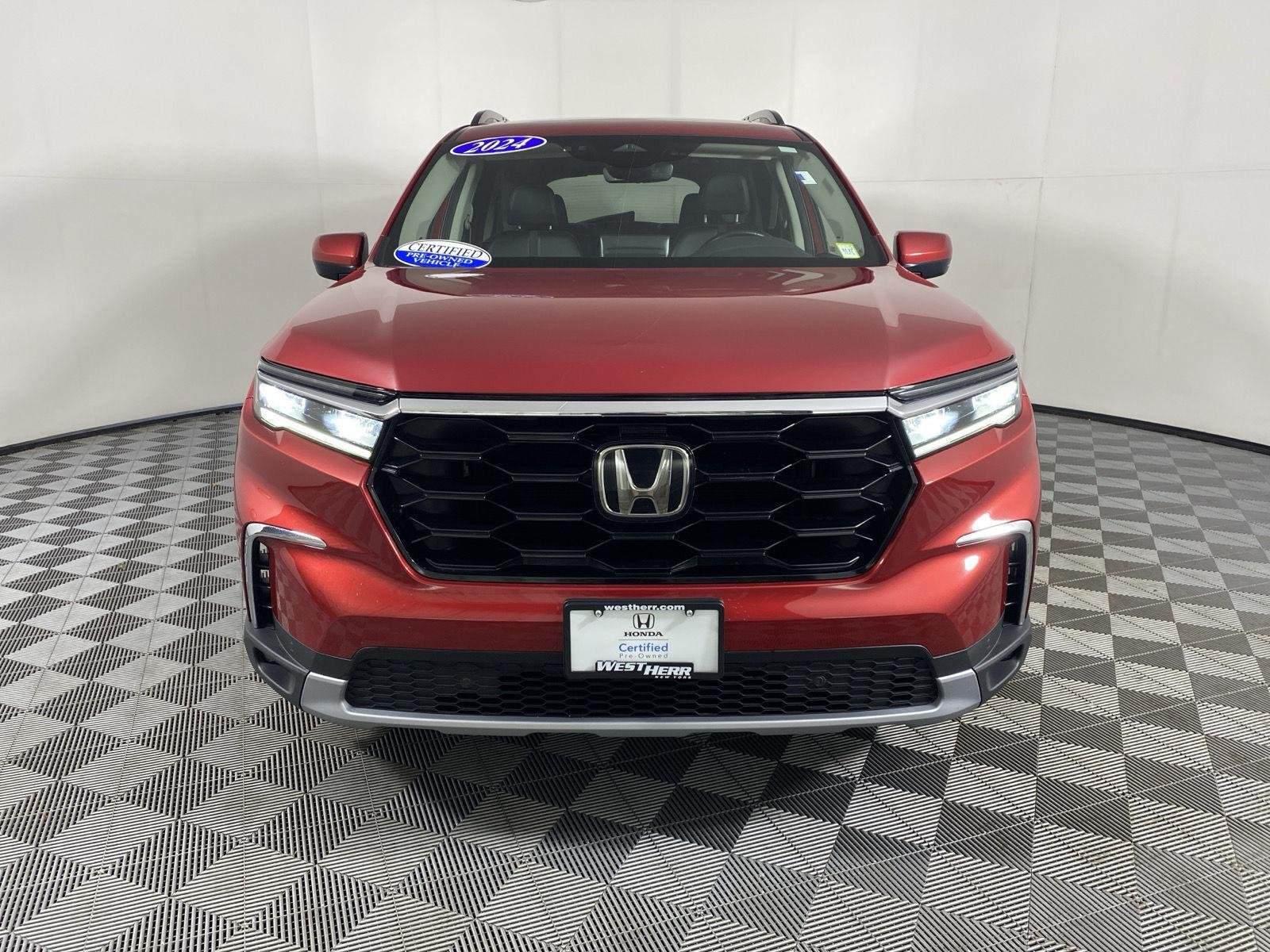 Certified Used 2024 Radiant Red Metallic II Honda Touring image 2