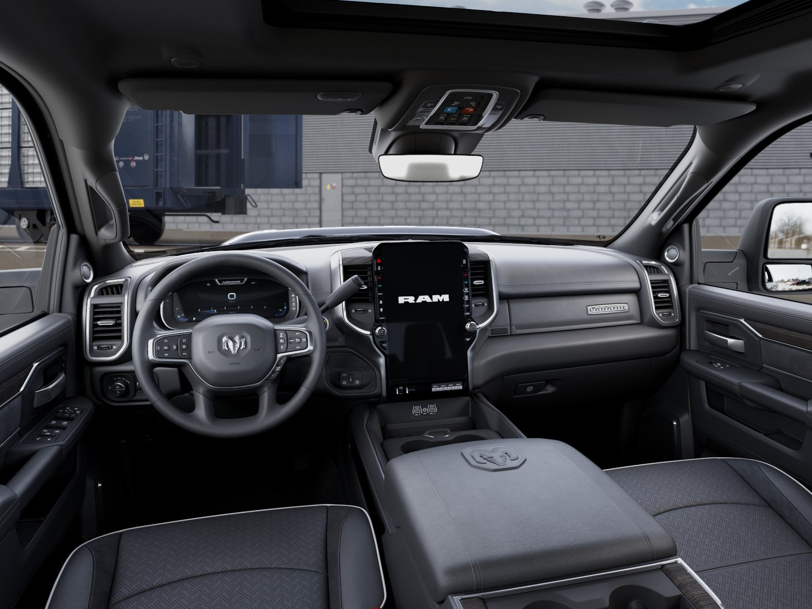 New 2026 Diamond Black Crystal Pearl-Coat Exterior Paint RAM LARAMIE image 8