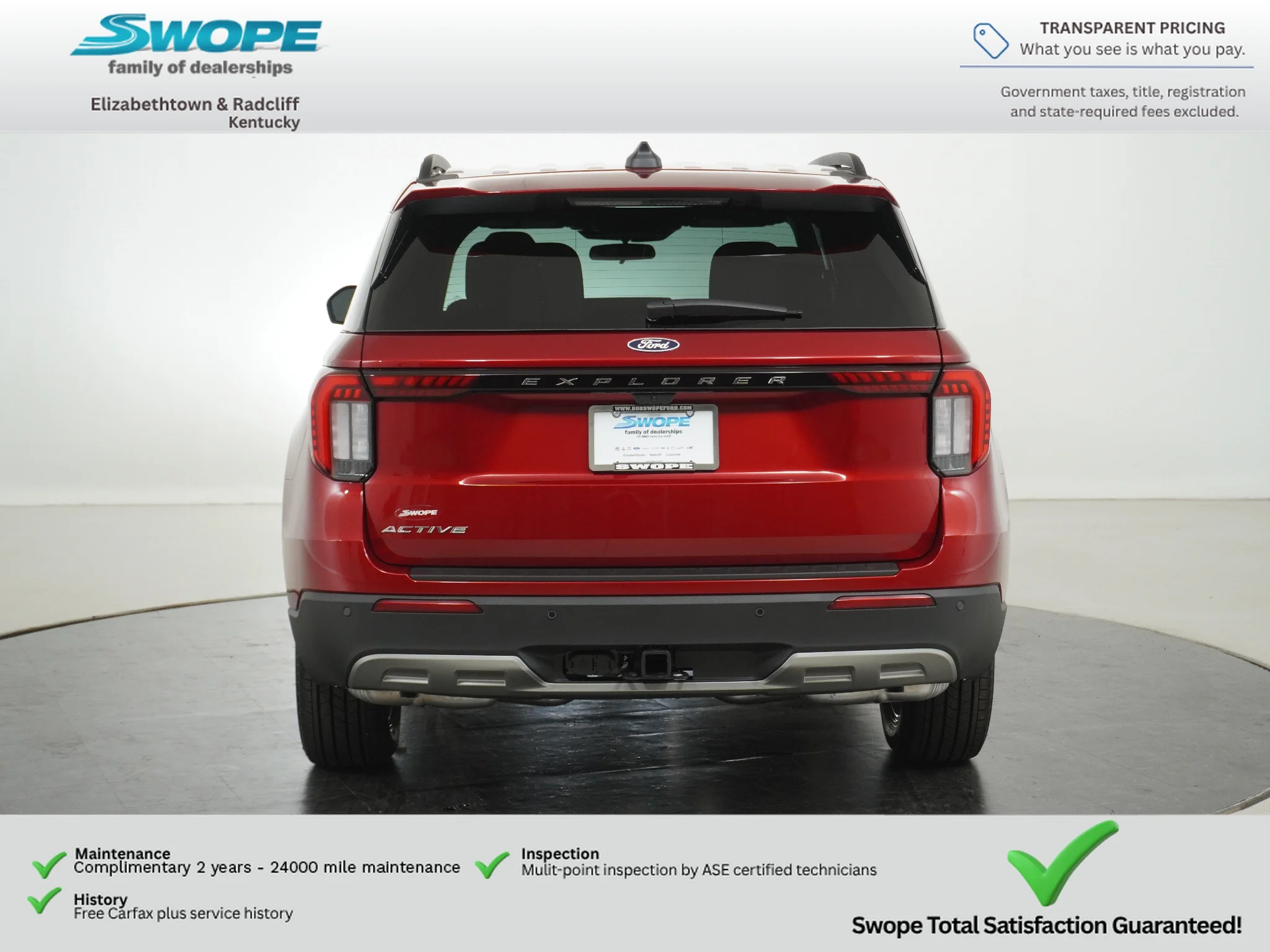 New 2027 Ruby Red Metallic Tinted Clearcoat Ford Active image 4