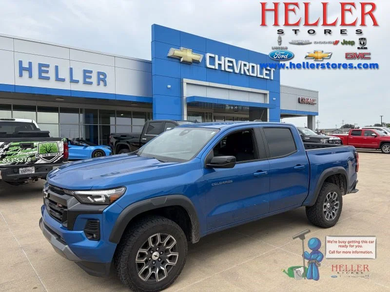 Used 2023 Glacier Blue Metallic Chevrolet 4WD Z71 image 1