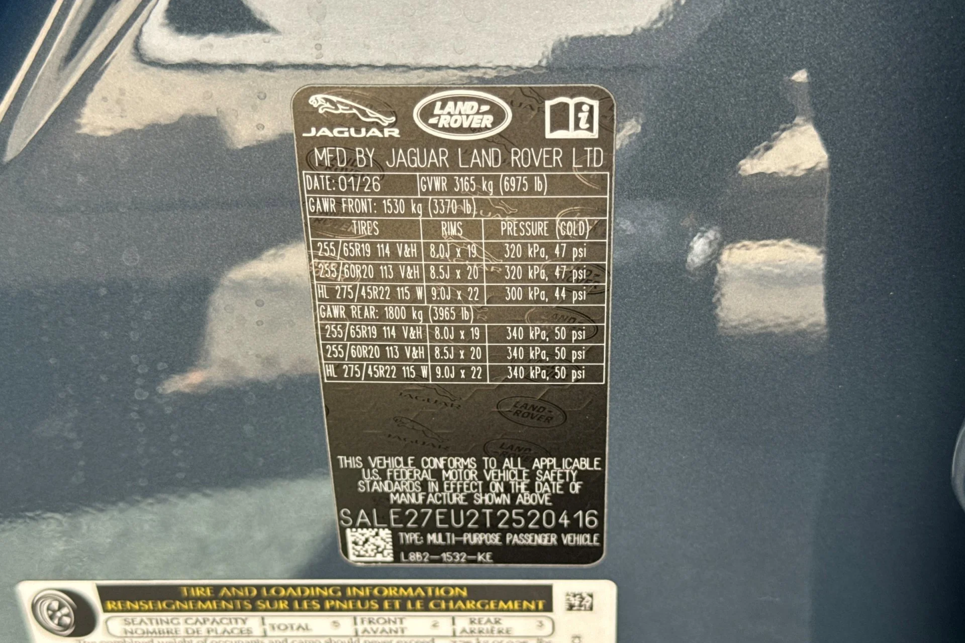 New 2026 TASMAN BLUE Land Rover X-Dynamic SE image 29