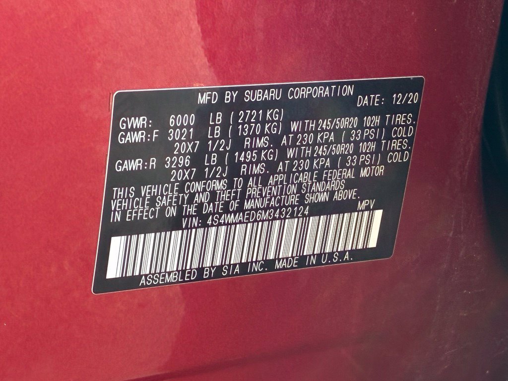 Used 2021 Red Subaru Premium image 37
