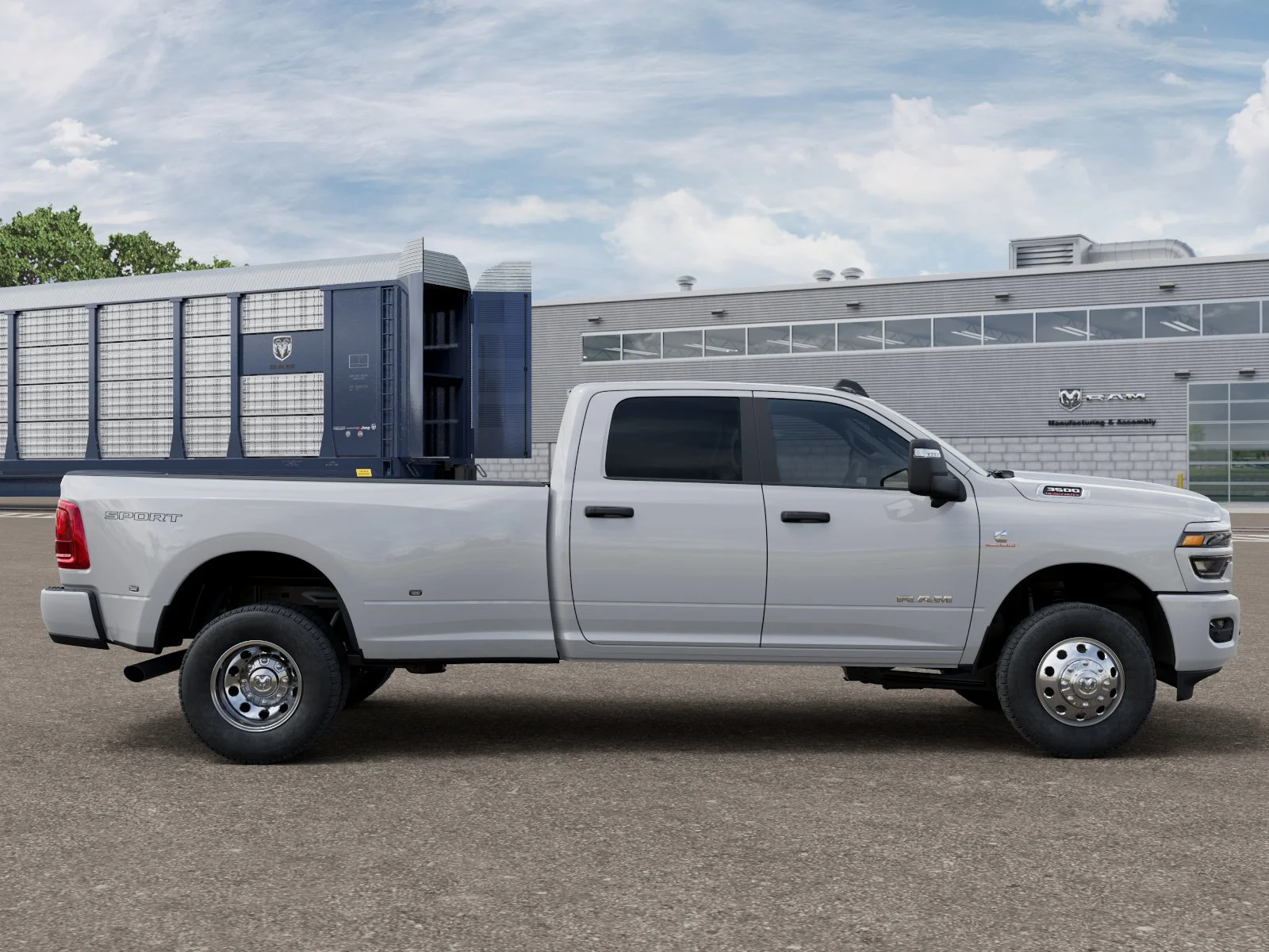 New 2026 Bright White Clear-Coat Exterior Paint RAM Big Horn image 23