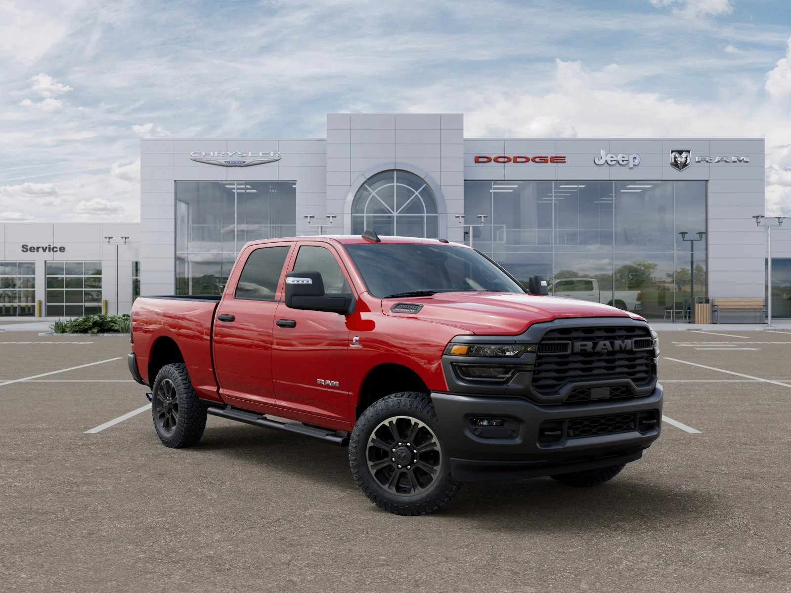 New 2027 Flame Red Clear-Coat Exterior Paint RAM Warlock image 32
