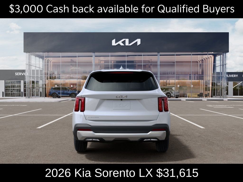 New 2026 White Pearl Kia LX image 6