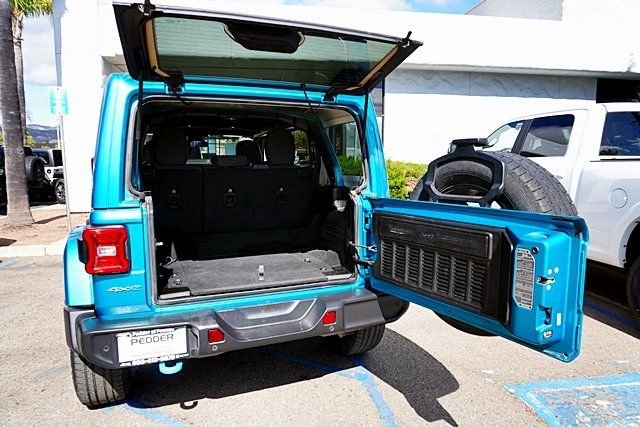 Used 2024 Blue Jeep Sahara 4xe image 14
