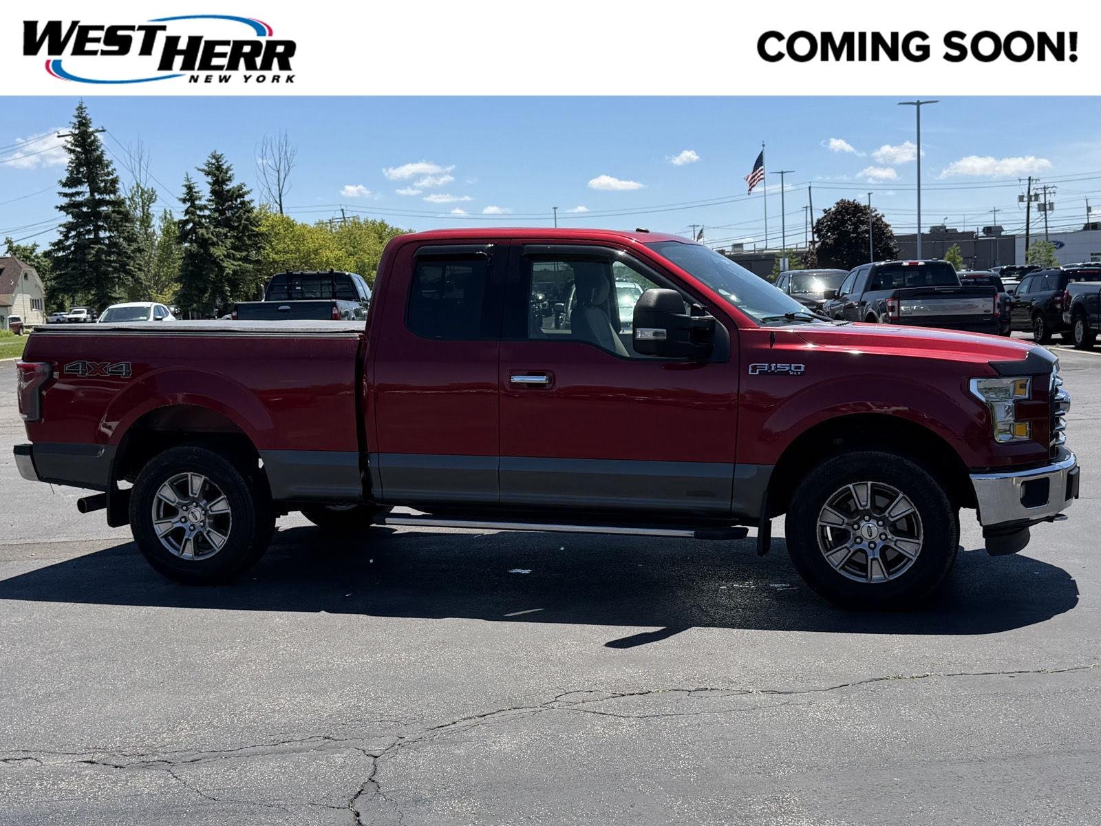 Used 2016 Ruby Red Metallic Tinted Clearcoat Ford XLT image 1