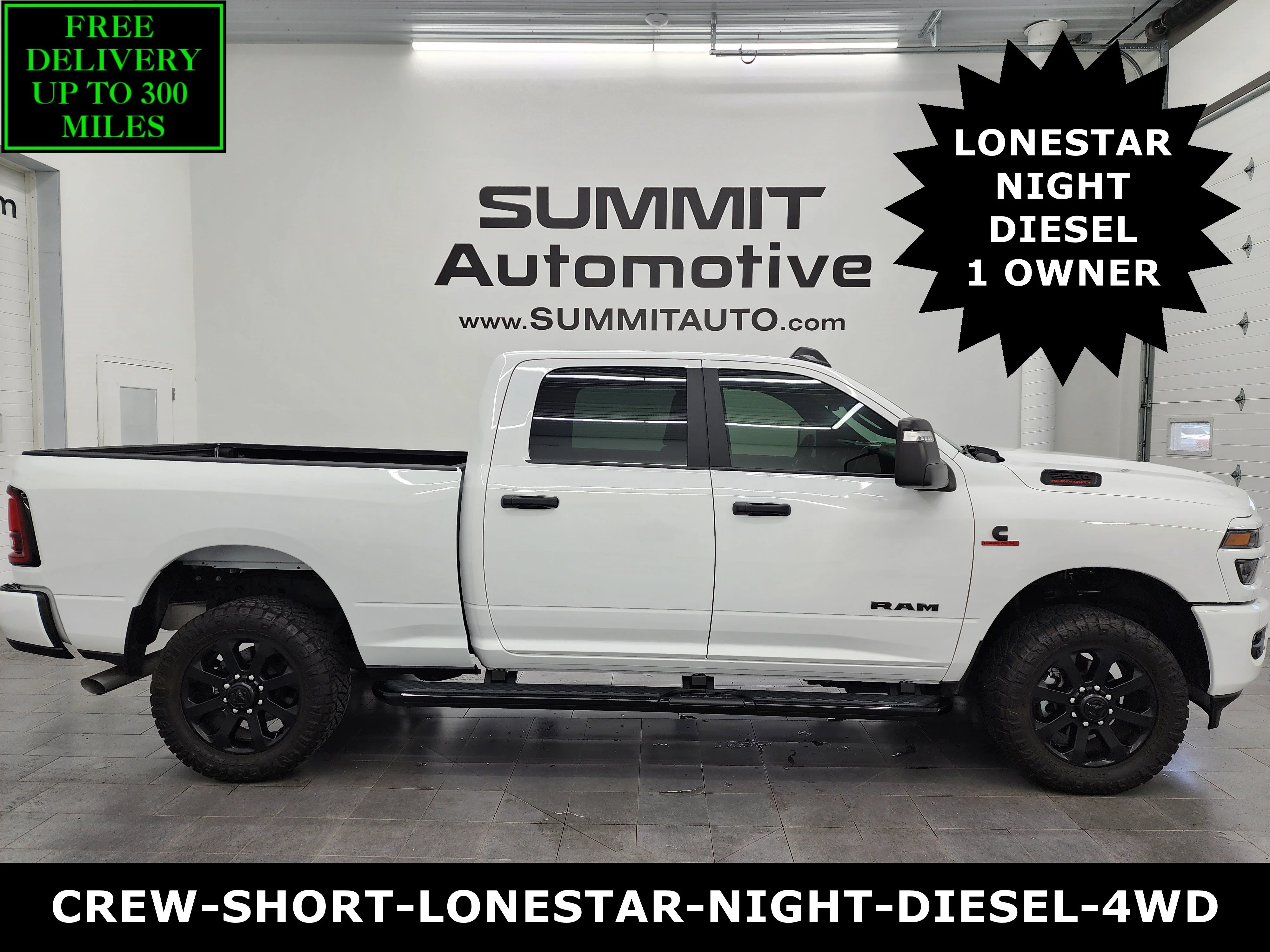 Used 2025 Bright White Clearcoat Ram Big Horn image 1
