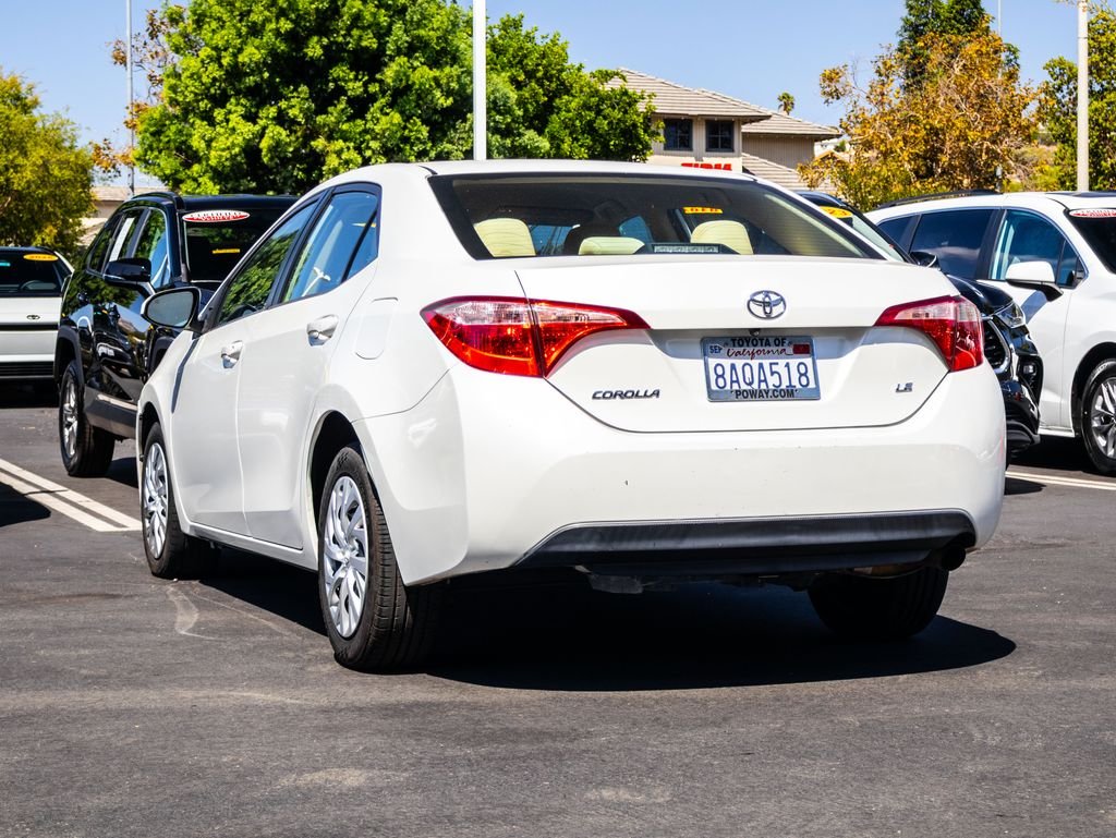 Used 2017 White Toyota LE image 4