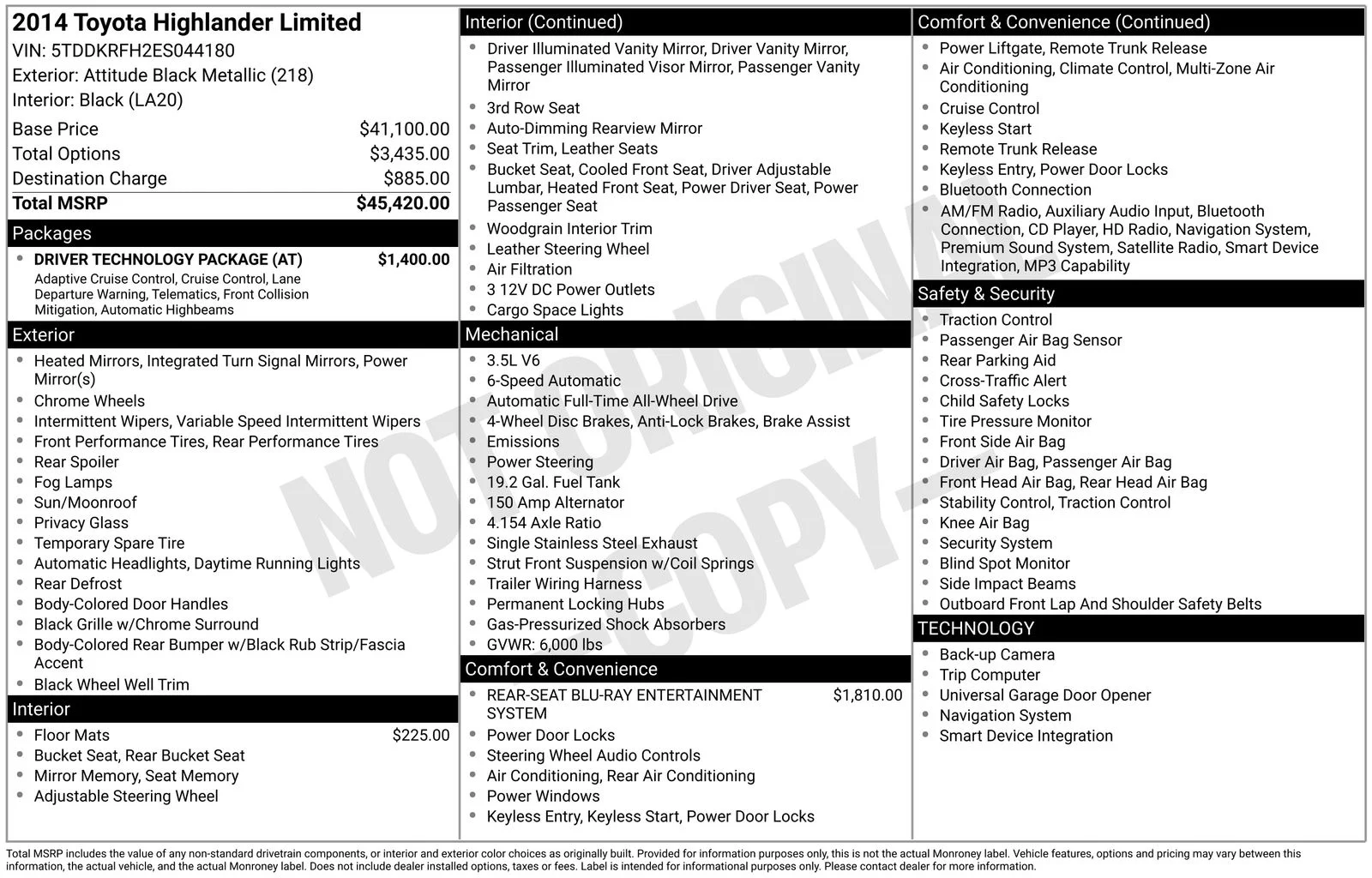Used 2014 Black Toyota Limited image 52