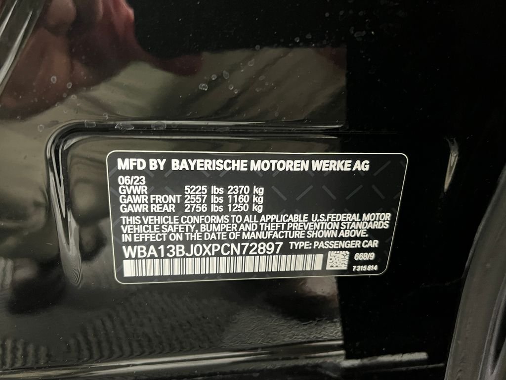 Used 2023 Black BMW 530i xDrive image 28