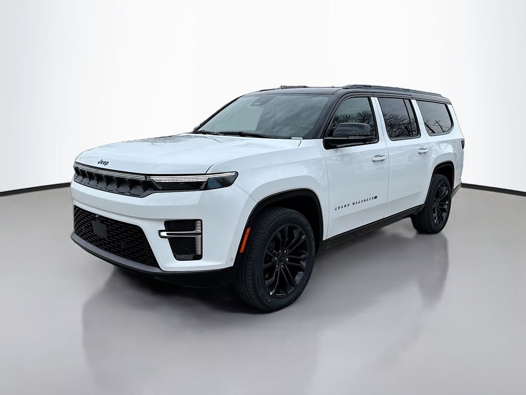 New 2026 Bright White Clear-Coat Exterior Paint Jeep Summit Obsidian image 8