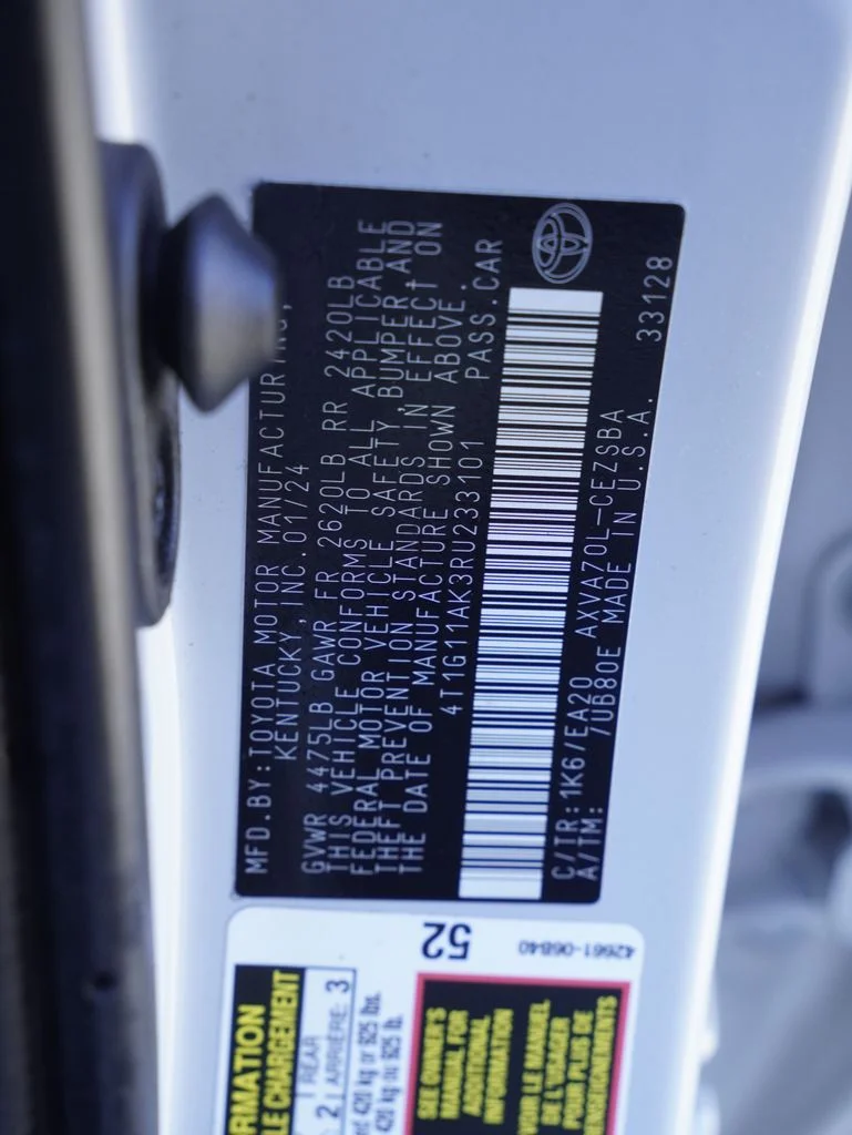 Certified Used 2024 White Toyota SE image 35