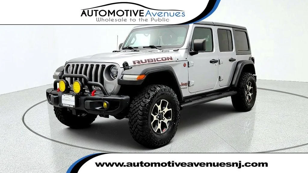 Used 2020 Billet Silver Metallic Clearcoat Jeep Rubicon 4x4 image 1