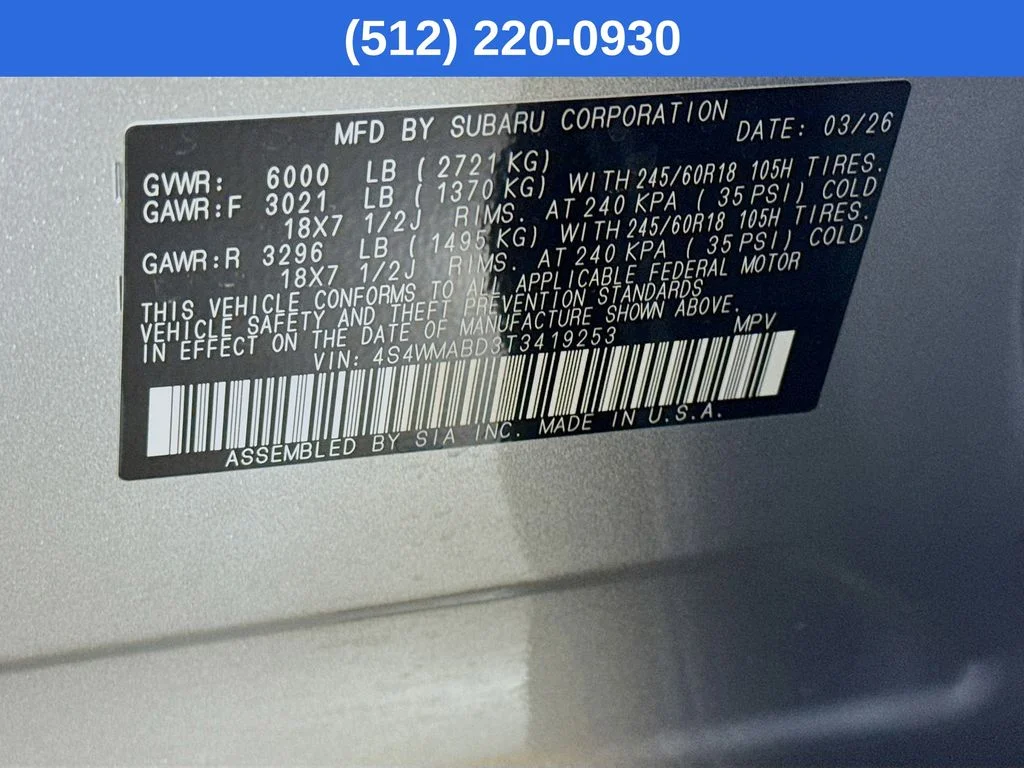 2026 Subaru Ascent Premium - Photo 41