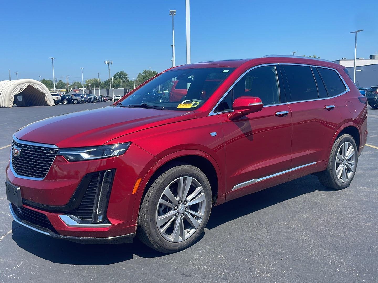 Used 2024 Radiant Red Tintcoat Cadillac AWD Premium Luxury image 3