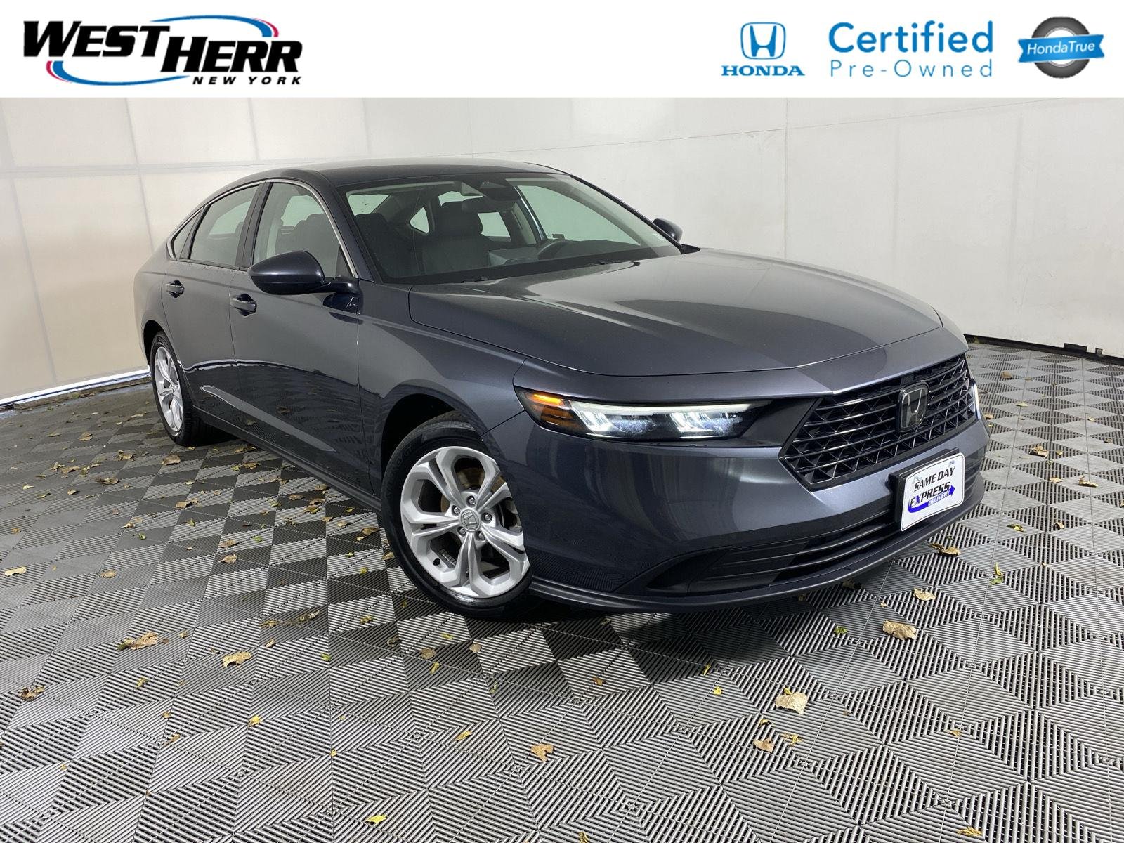 Certified Used 2024 Meteorite Gray Metallic Honda LX image 1