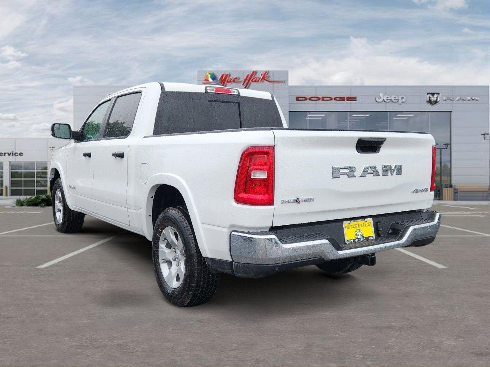 New 2026 Bright White Clear-Coat Exterior Paint RAM Lone Star image 3