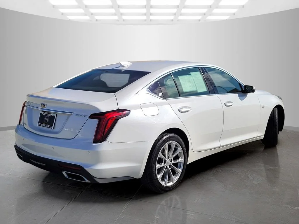 Certified Used 2023 Crystal White Tricoat Cadillac Premium Luxury image 4