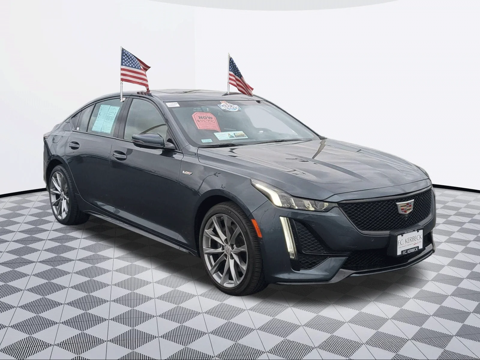 Used 2021 Shadow Metallic Cadillac V-Series image 2