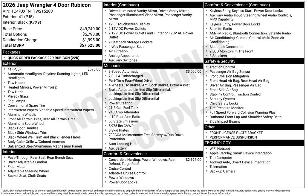 Used 2026 Green Jeep Rubicon image 2
