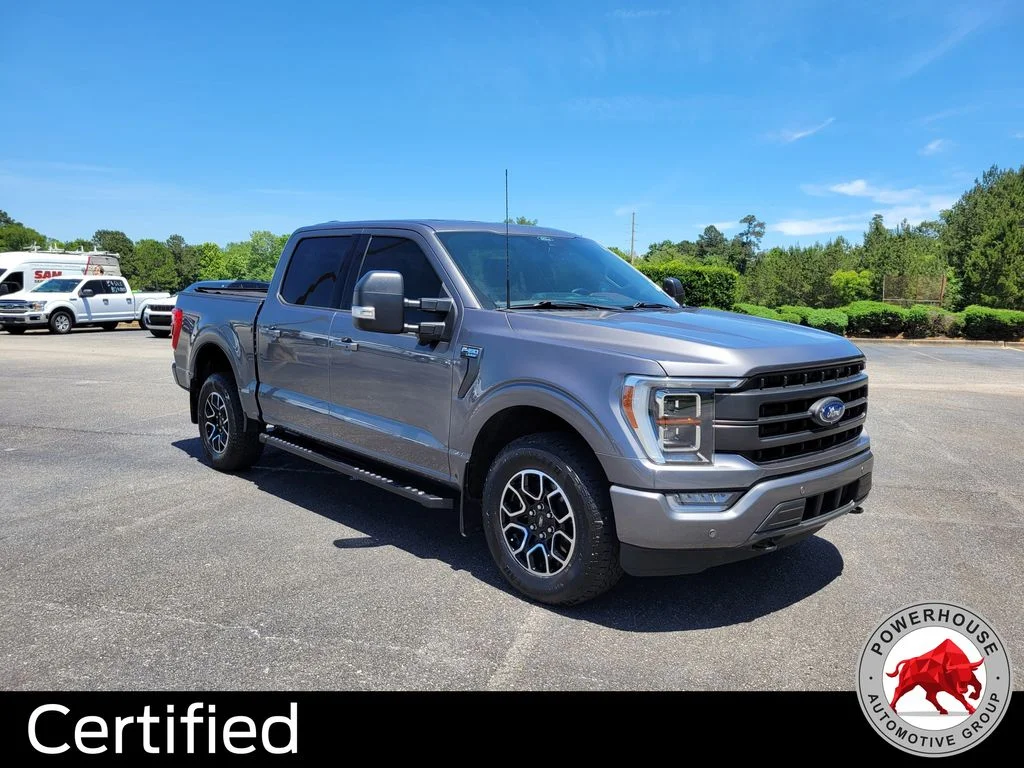 Used 2022 Gray Ford Lariat image 9