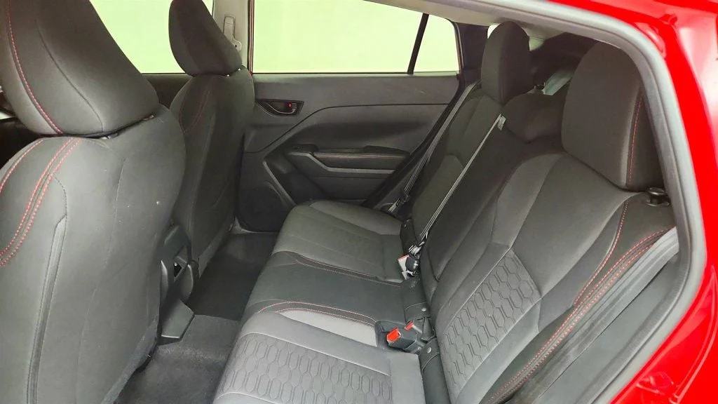 Used 2024 Pure Red Subaru Sport AWD w/ BSD/RCTA, All-Weather & Moonroof Pkg image 21
