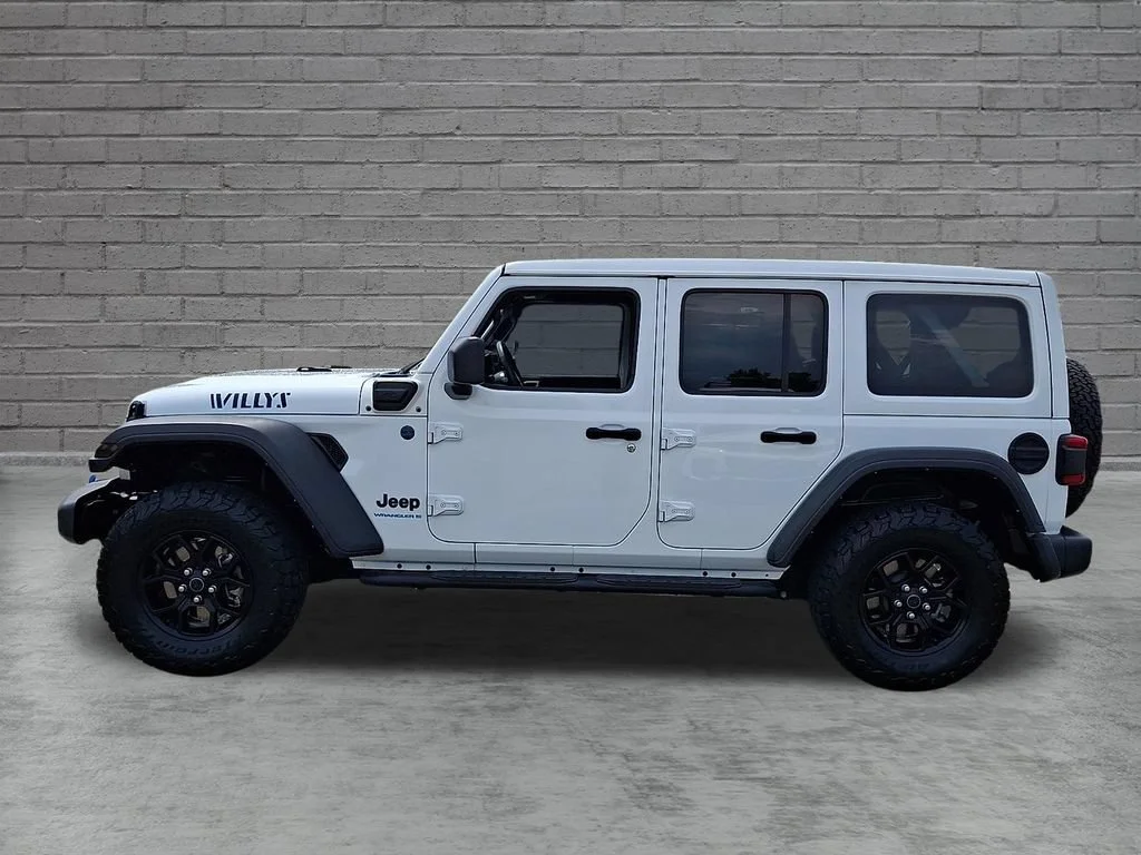 Used 2024 Bright White Clearcoat Jeep Willys image 7