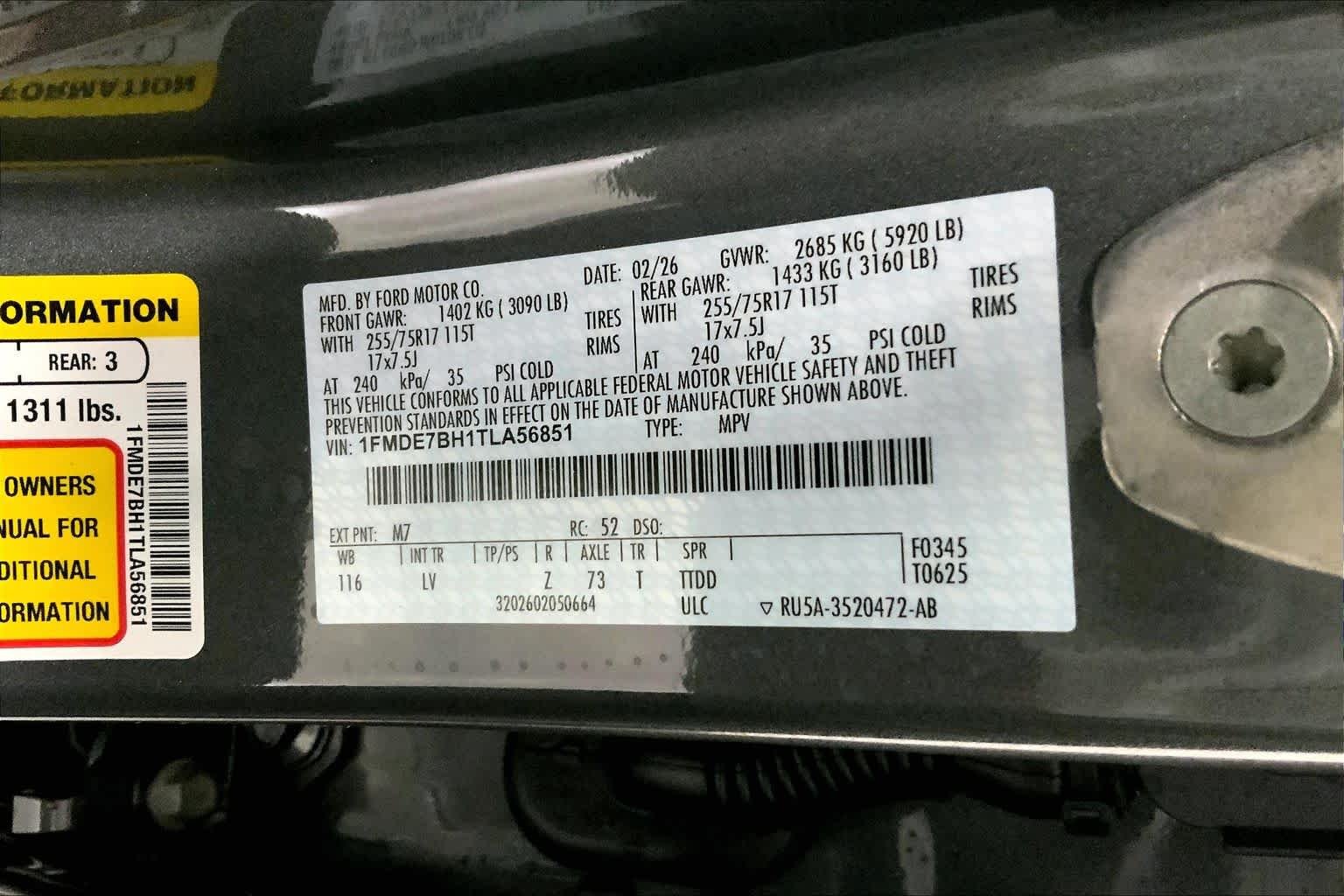 New 2026 Carbonized Gray Metallic Ford Big Bend® image 20