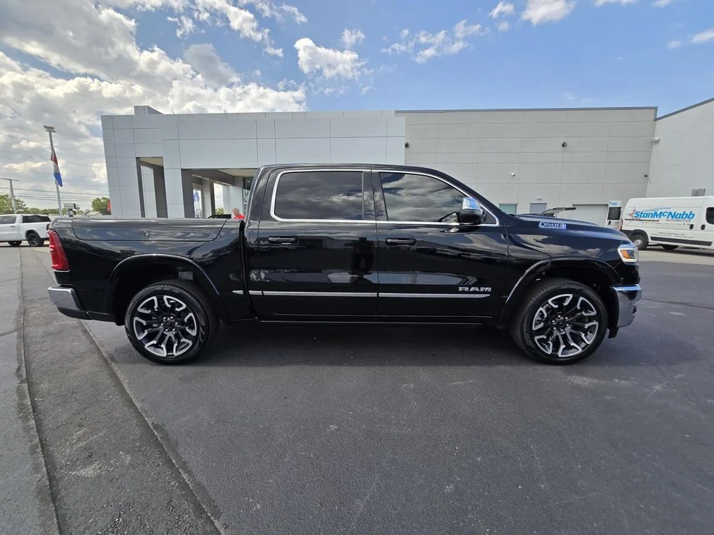Used 2025 Diamond Black Crystal Pearlcoat Ram Limited image 8