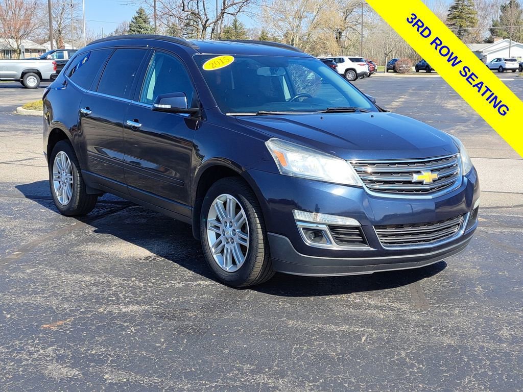 Used 2015 Chevrolet Traverse 1LT with VIN 1GNKRGKD6FJ314964 for sale in Millington, MI