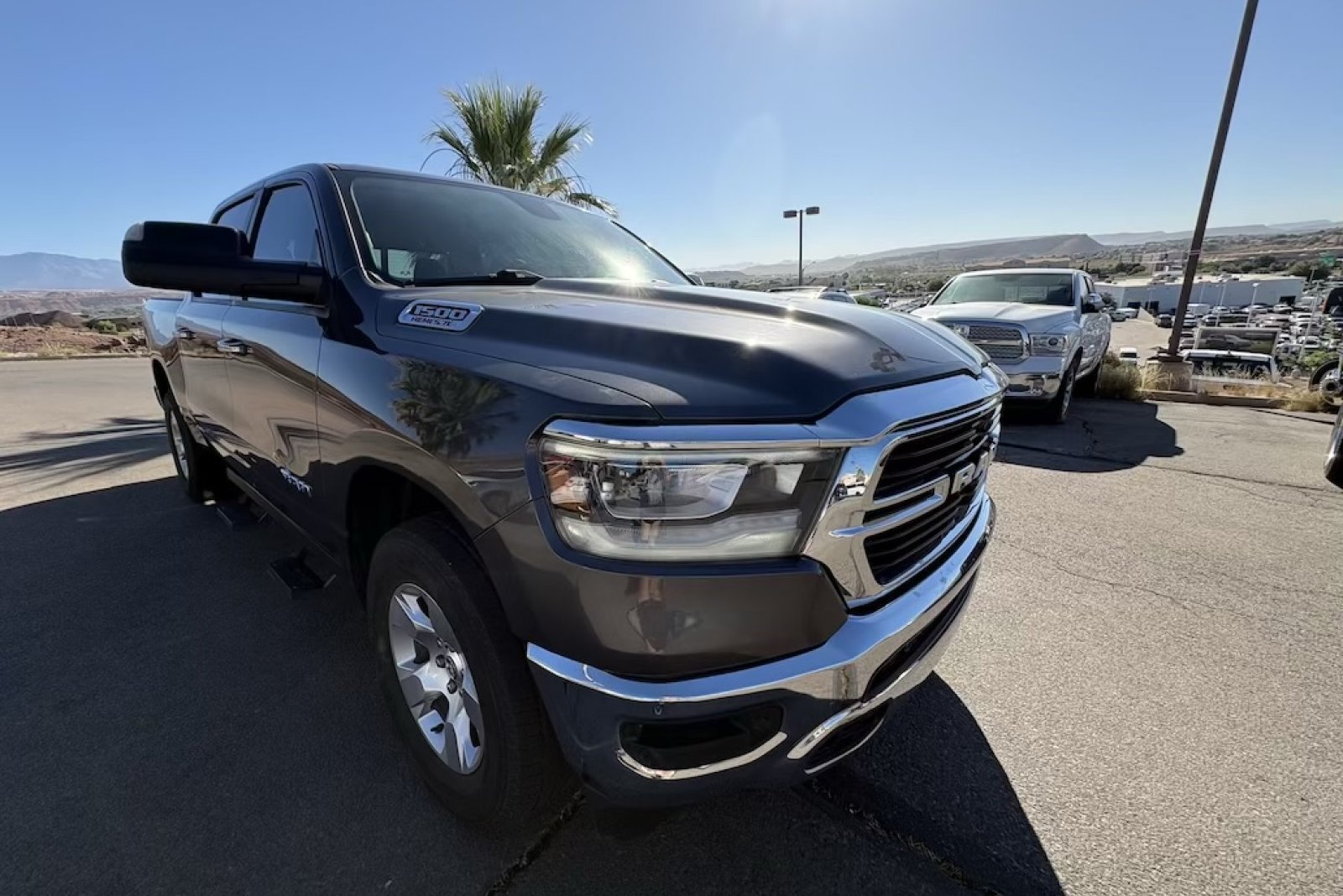 Used 2020 Granite Crystal Metallic Clearcoat Ram Big Horn image 8