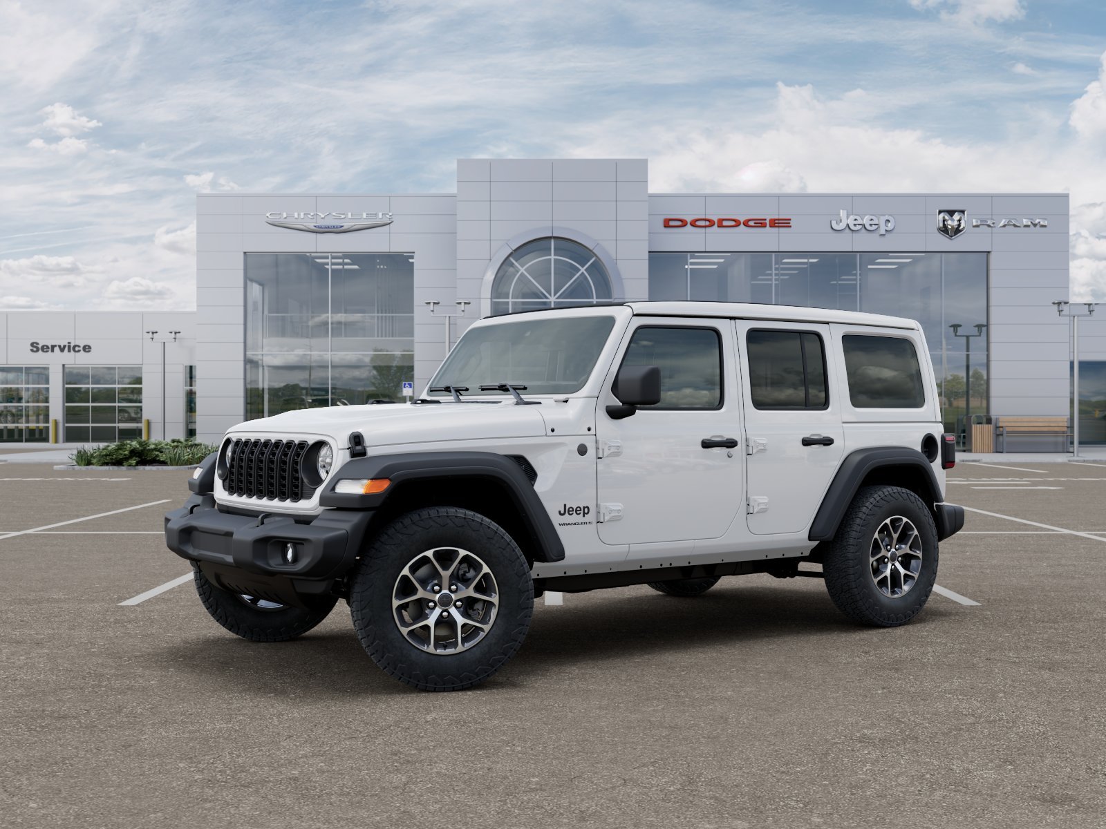 New 2026 Bright White Clearcoat Jeep Sport S image 28