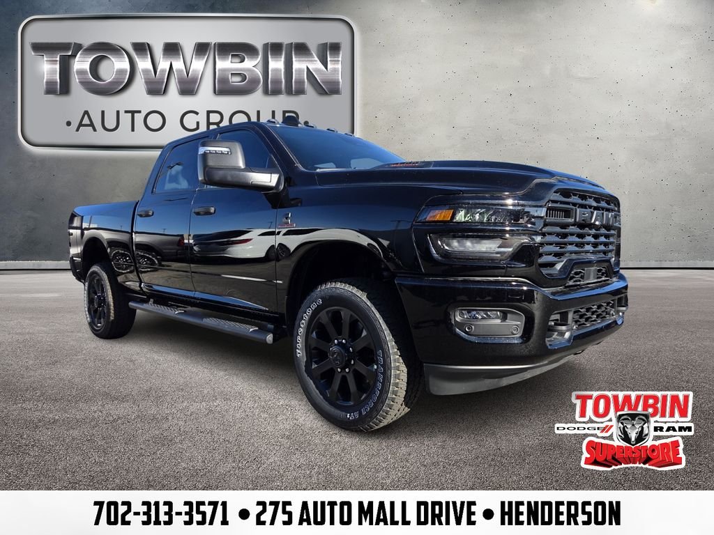 New 2026 Diamond Black Crystal Pearlcoat RAM Tradesman image 2