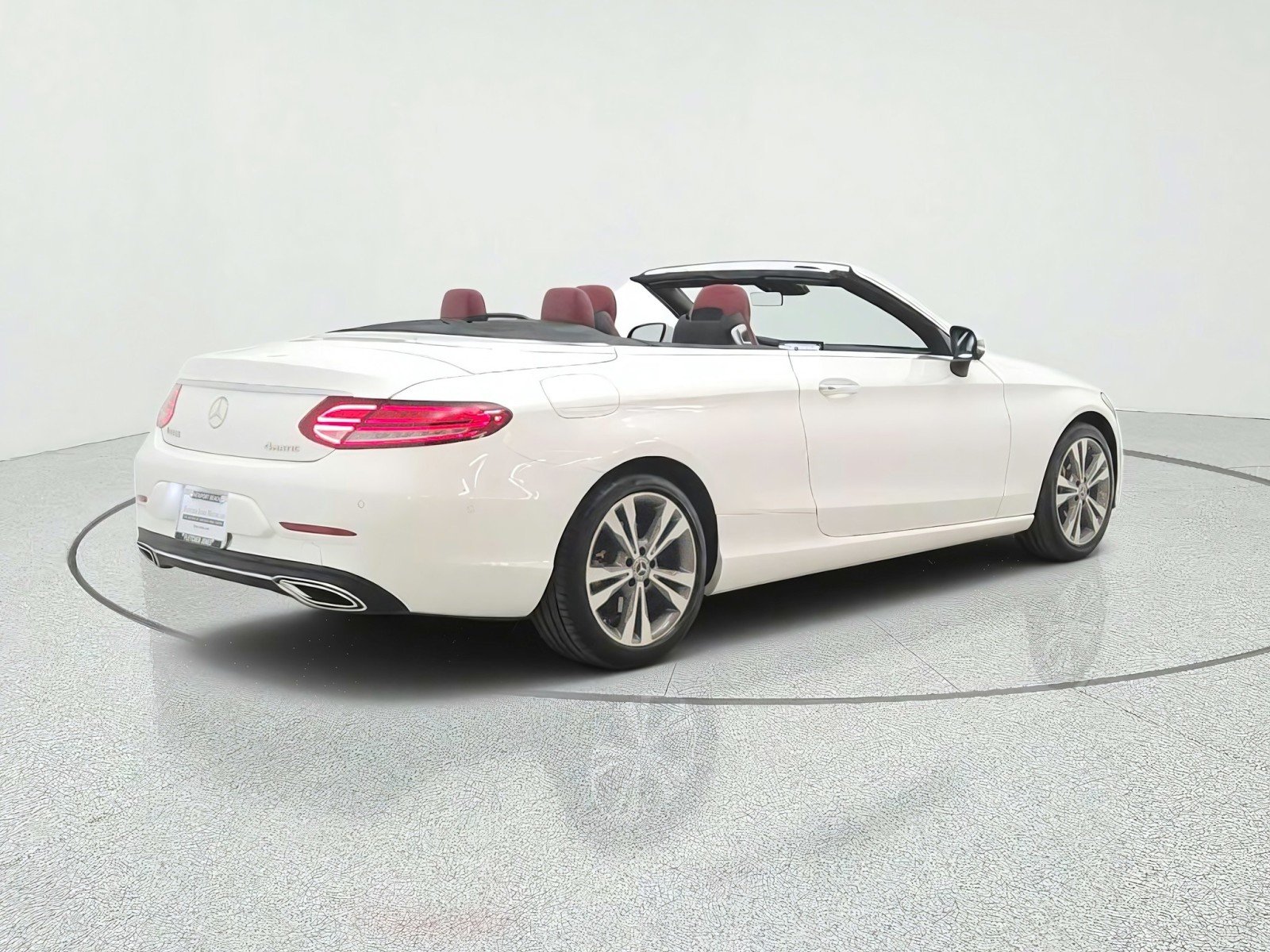 Certified Used 2021 designo Diamond White Metallic Mercedes-Benz C 300 4MATIC® Cabriolet image 5