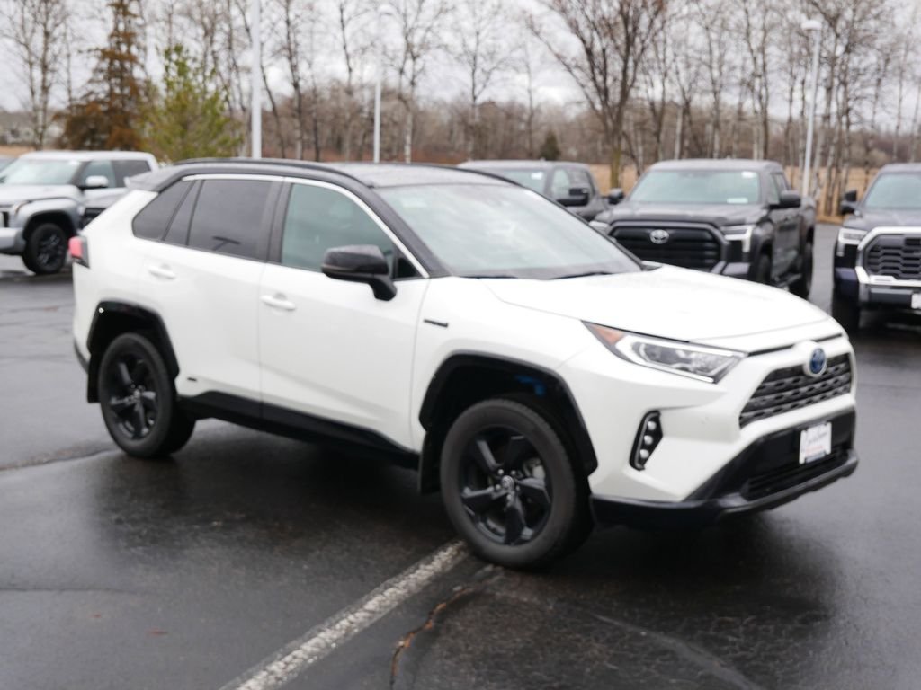 Used 2021 Toyota RAV4 XSE with VIN 4T3E6RFV7MU061990 for sale in Minneapolis, Minnesota